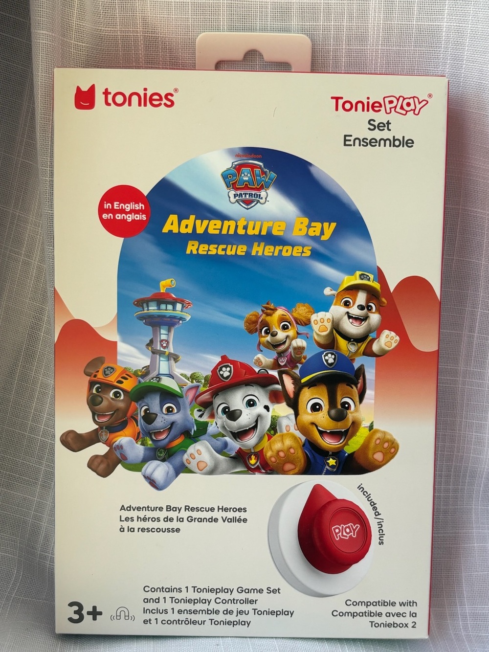 Tonies ToniePlay PAW Patrol: Adventure Bay Game & Controller Set NEW TONIEBOX 2